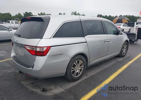 2013 Honda Odyssey Ex-L из США, поврежденный, VIN 5FNRL5H66DB039901